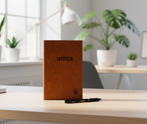 Custom laser engraved journal with lined pages