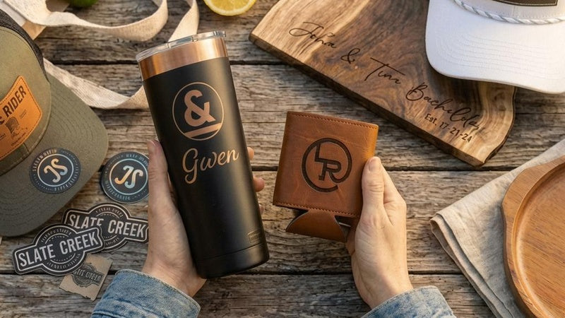 5 Custom Branded Merchandise Ideas | Slate Creek Laser