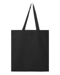 Black canvas tote bag for custom laser engraving - personalized gifts and corporate branding - Slate Creek Laser