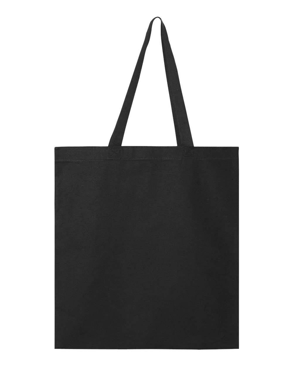 Black canvas tote bag for custom laser engraving - personalized gifts and corporate branding - Slate Creek Laser