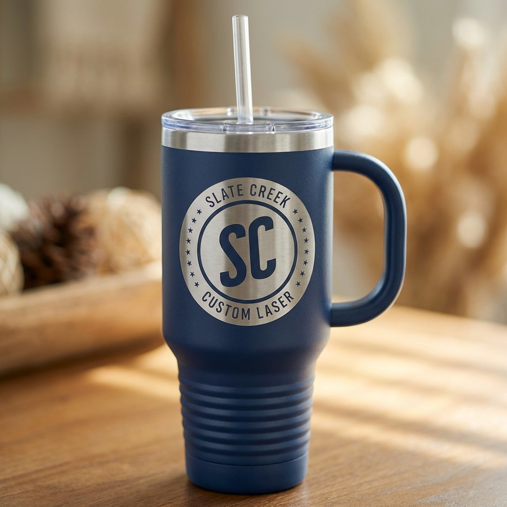 Polar Camel Travel Mug - 32oz Black