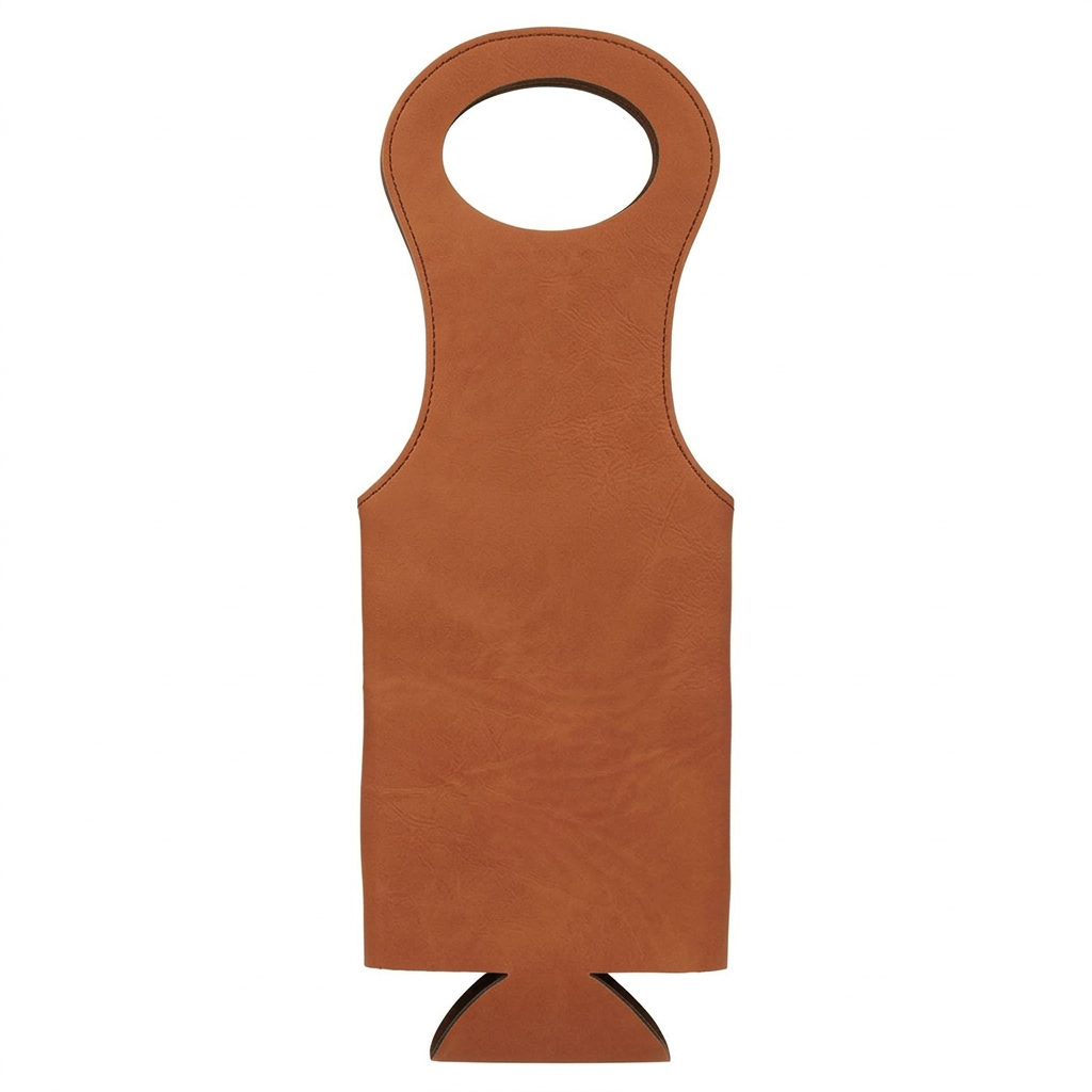 Leatherette Wine Bag – Custom Engraved