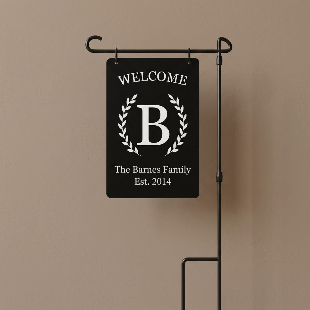 Custom Personalized Family Garden Sign - UV Printed