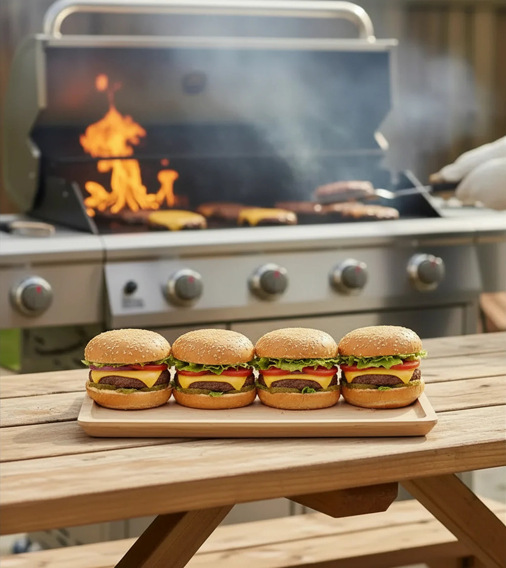 Smash burger press and spatula set - custom engraved grilling tools for Father's Day and housewarming gifts